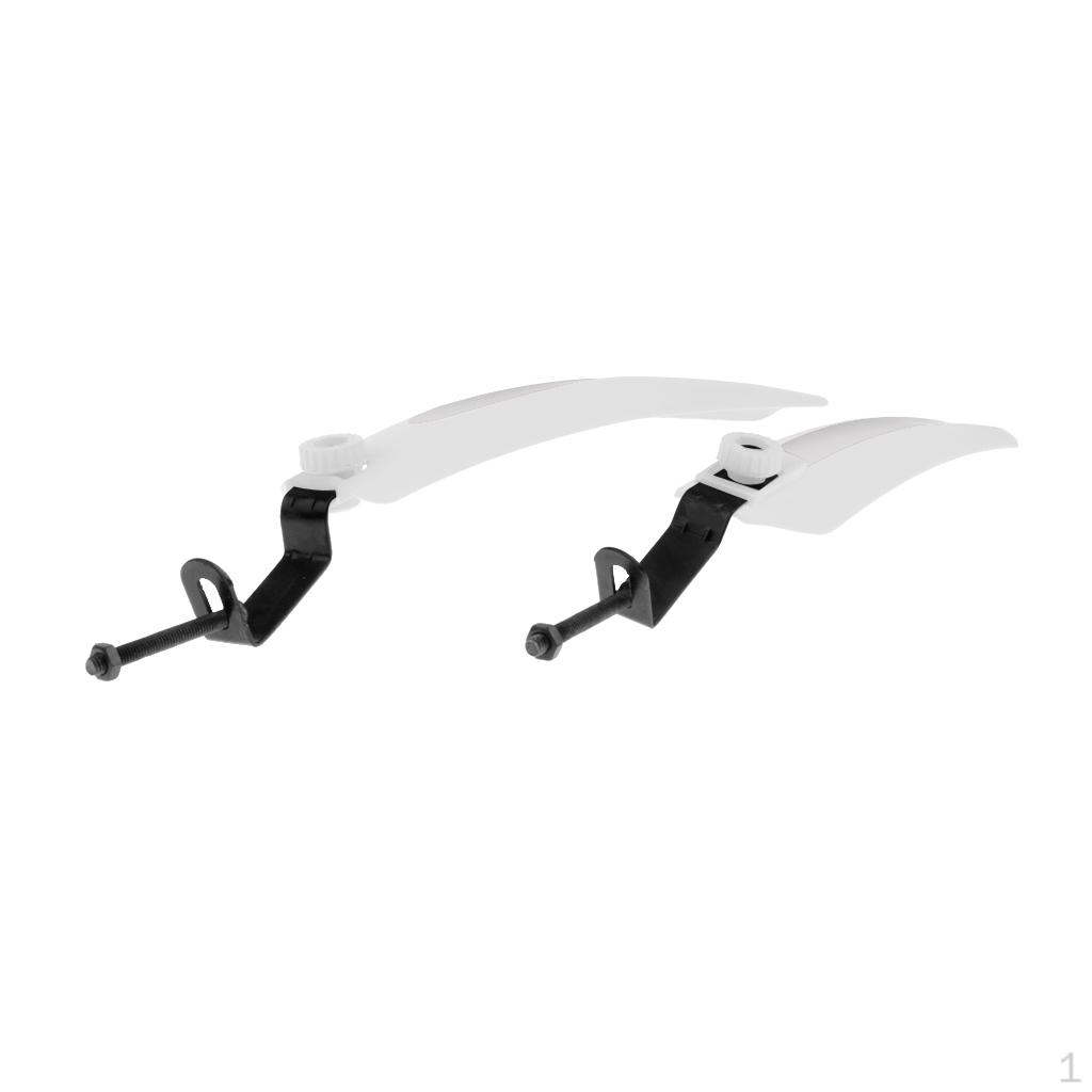 

1 Set of Bicycle Cycling Road Mountain Front and Rear Tire Fenders Mudguards - 7 Different Colors