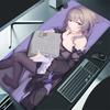 The Herta Honkai Star Rail teclado mouse pad Large Gaming mousepad Office Table Accessories Nonslip Mausepad overlock Desk Mat