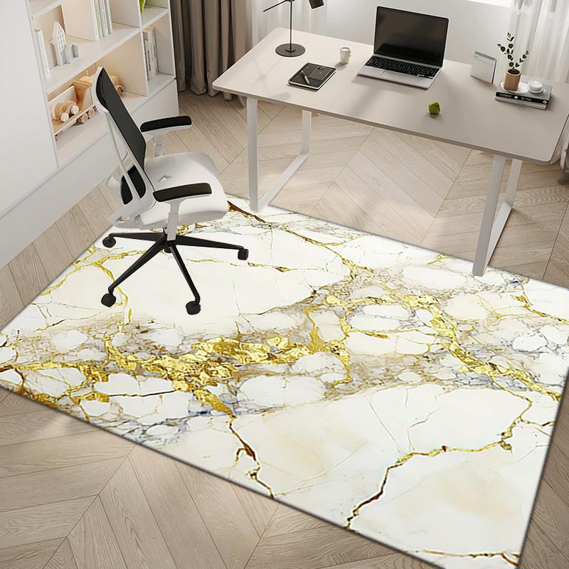 1PC Marble Texture Printed Carpet Rug for Living Room Bedroom Home Sofa Decoration,Non-slip Floor Mat Floor Mat