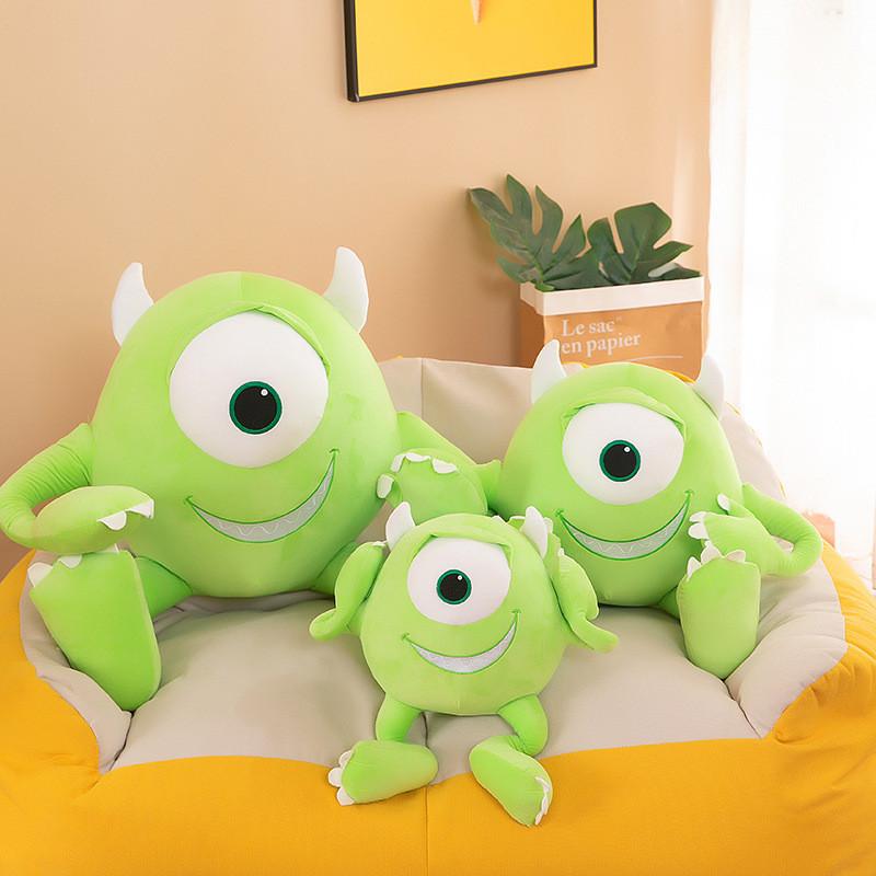 Green Monster Plush Toy With Big Eyes Soft Stuffed Animal Birthday Gift