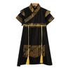 Boys' Summer Tang Suit: Short Sleeve Hanfu Long Shirt, Chinese Style Knight Robe for Kids