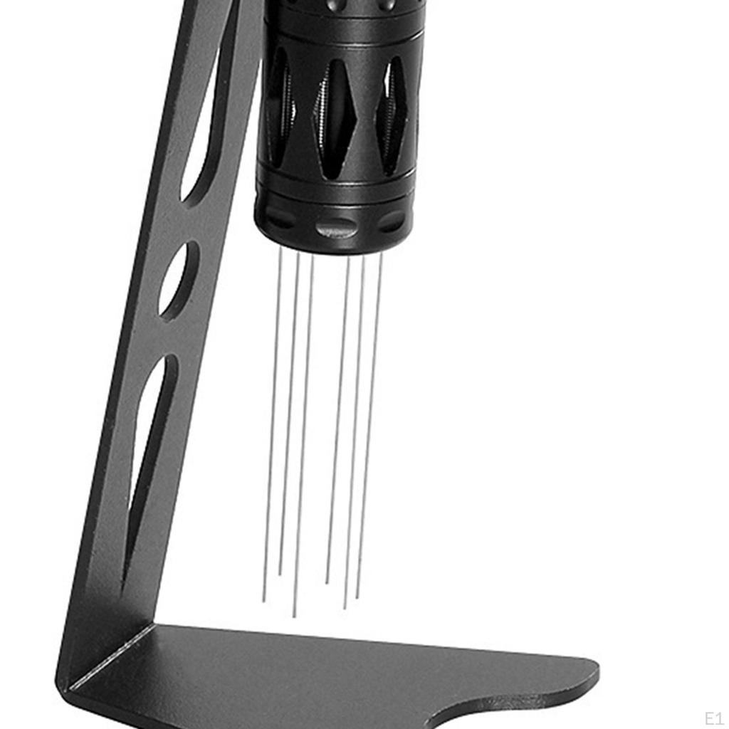 Espresso Tool 6 Pins Coffee Distribution Lightweight Hollow Rotating Pin Powder for Cafe
