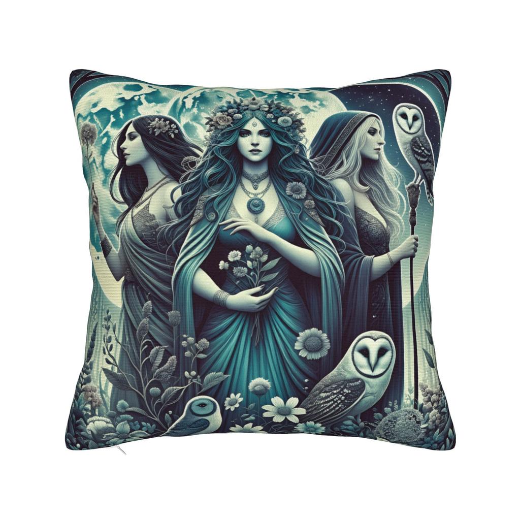 Moon Goddess Pillow Cover Morden Pillow Case For Sofa Home Decor Square Pillowcases Gift Idea