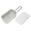 Lunch Box Steaming Rack Set Foldable Handle Aluminum Alloy Camping Bento Box for Picnic Camping