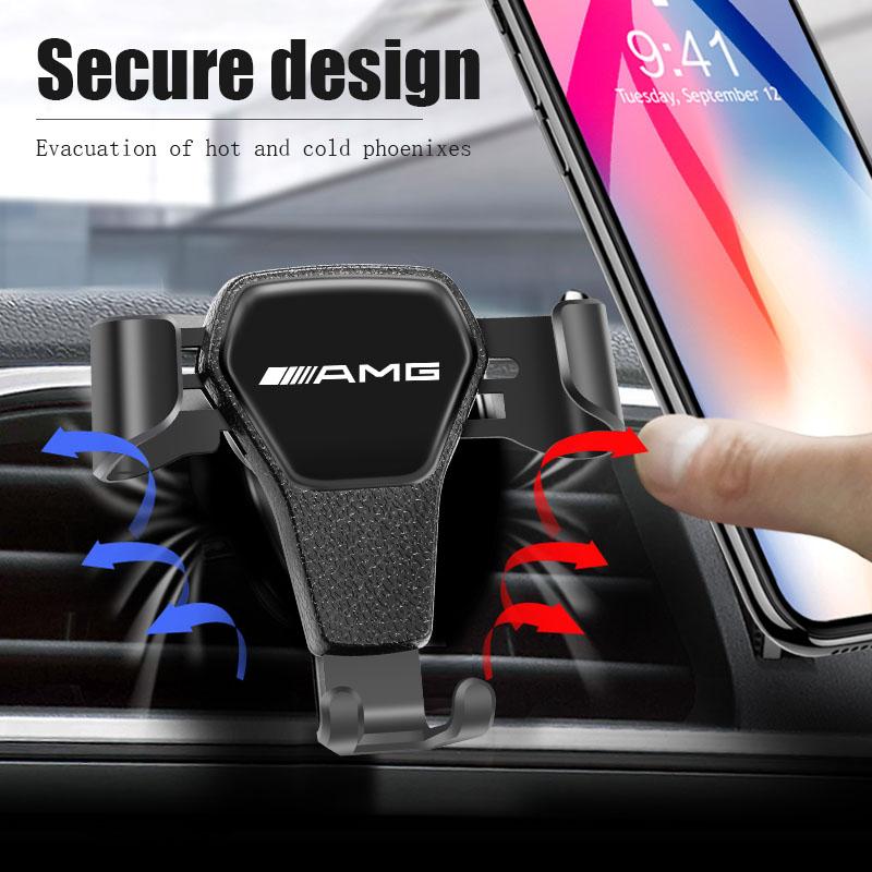 Car Air Outlet Phone Holder Auto Handset Support Bracket For Mercedes Benz AMG GLE GLS CLA CLE GLC CLS GLA W223 W213 W206 W464 VK1