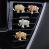 Requintado Ambientador de Clipe para Saída de Ar de Carro de Elefante Decoração de Strass Fragrância Floral Amadeirada