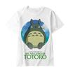 3D Hayao Miyazaki Cartoon Totoro Pattern Printed Casual Short Sleeved Children's Boy T-shirts - Soft Medium Stretch Fabric Summer Relaxed Fit Clothing