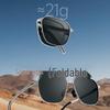 Banana Umbrella Pilot Folding Sunglasses