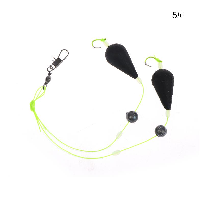 1Pcs High Sensitivity Inverted Bottom Double Hook Fishing Float Kit Suitable For Sea And Freshwater Fishing