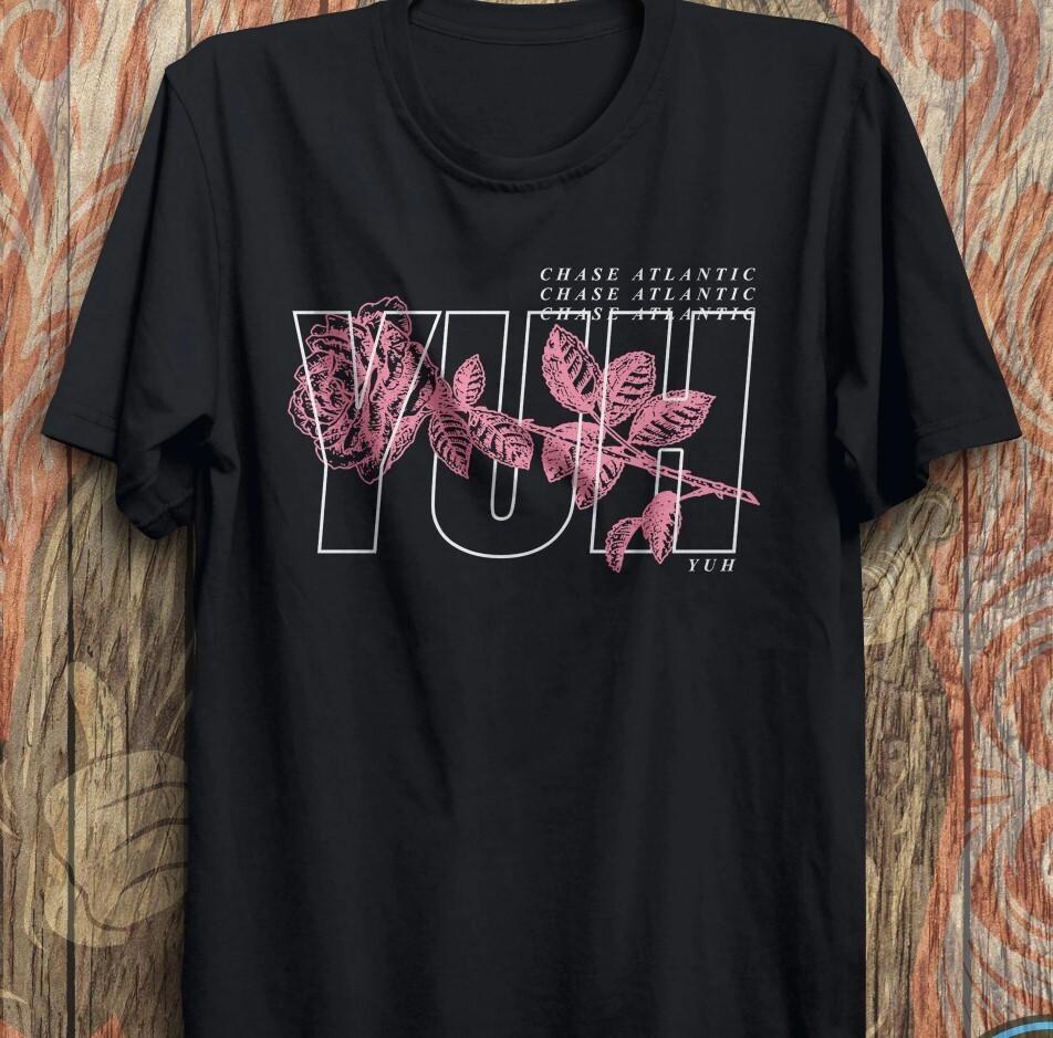 S243 - Футболка Chase Atlantic YUH Rose - Футболка Chase Atlantic, Унисекс футболка Chase Atlantic M