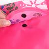 Folding Grocery Bag Reusable Large Capacity Shopping Bag Machine Washable Multi-purpose Flower Print Handbag Tote with Snap Button