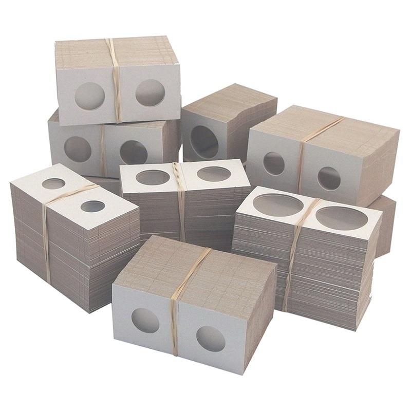 50pcs Cartón 2x2 Mylar Portamonedas Cajas de Almacenamiento Bolsa de Almacenamiento Tamaño Aleatorio