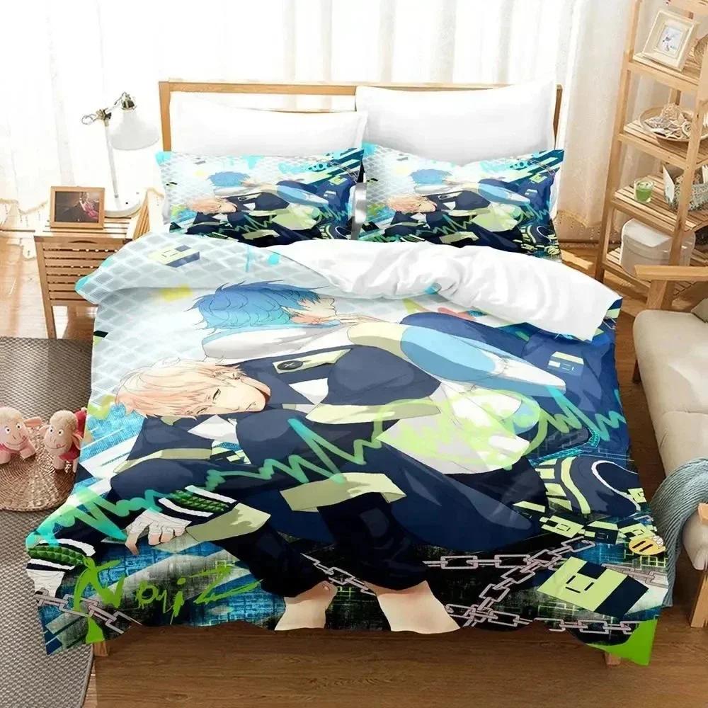 Comforter Home Living Luxury Dramatical Murder Bedding Set Cartoon Anime Three-Piece Set Adult Kid Bedroom S 3D Print Anime