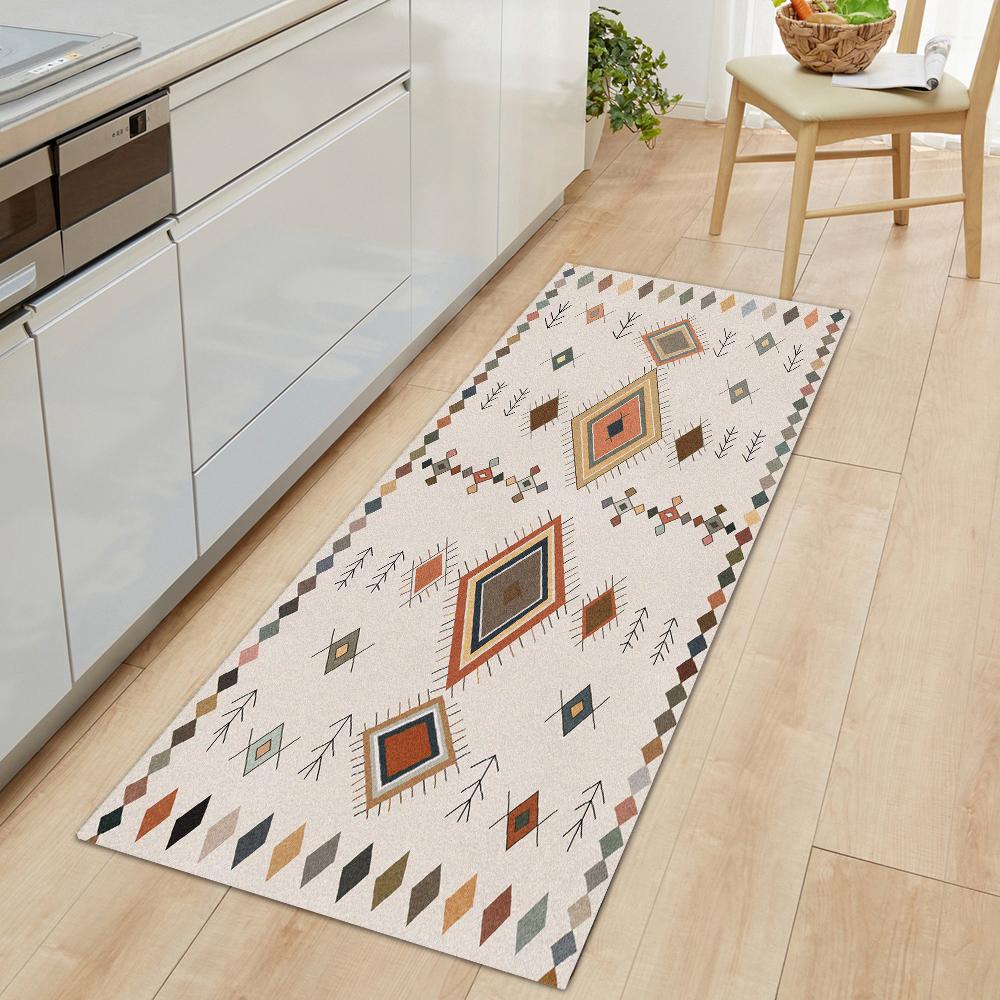 Non-Slip Kitchen Carpets For Living Room Long Area Rug Kitchen Floor Mat Carpets Bathroom Entrance Door Mat Home Decor Alfombra