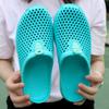 Men's and Women's Slippers with Hollowed Out Breathable Holes, Mueller Shoes, Garden Shoes, Couple Pairs, Half Slippers, Perforated Shoes