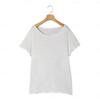Summer Thin Men's Simple Short Sleeve T-Shirt Solid Color Loose Round Neck Base Shirt