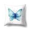 Polyester Pillowcase Butterfly Pattern Pillowcase Car Decoration Home Print Pillowcase Bedside Cushion Cover