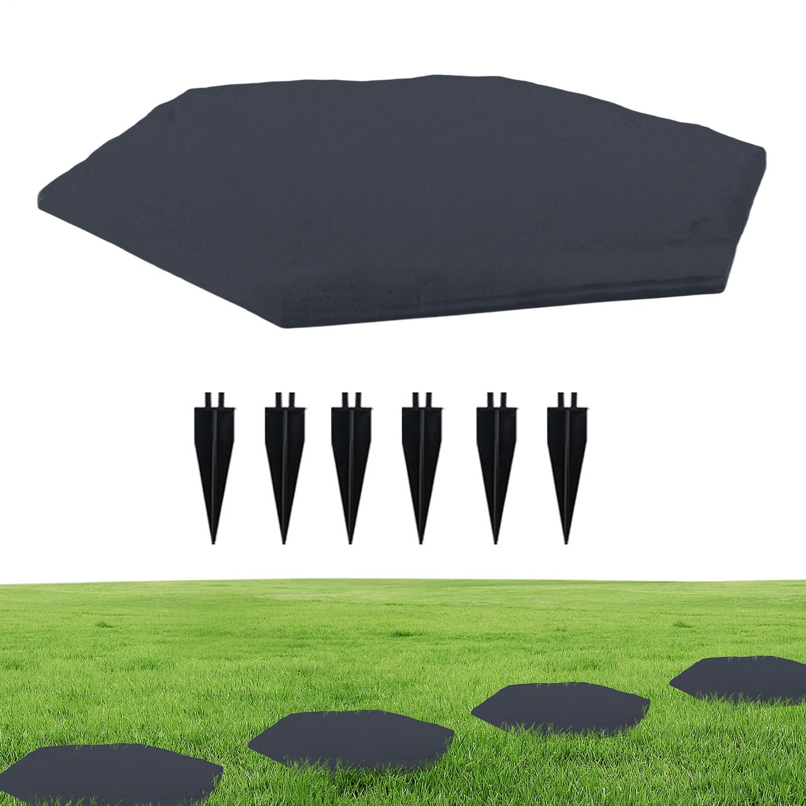Stepping Stones Walkways Landscaping Decor Decorative Stepping Stones With Ground Stakes For Walkway Backyard Pool Patio Outdoor