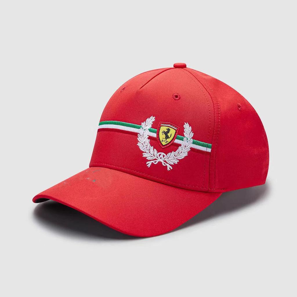 Casquette de Baseball de Mode pour Voiture Chapeaux de Soleil d'Extérieur de Course Pour Ferrari SF90 F80 Purosangue Roma Spider Amalfi Portofino M Roma 488 Spider