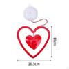 3x Valentines Day Window Lights Sucker LED Lamp Easy to Hang Install Hanging Decor