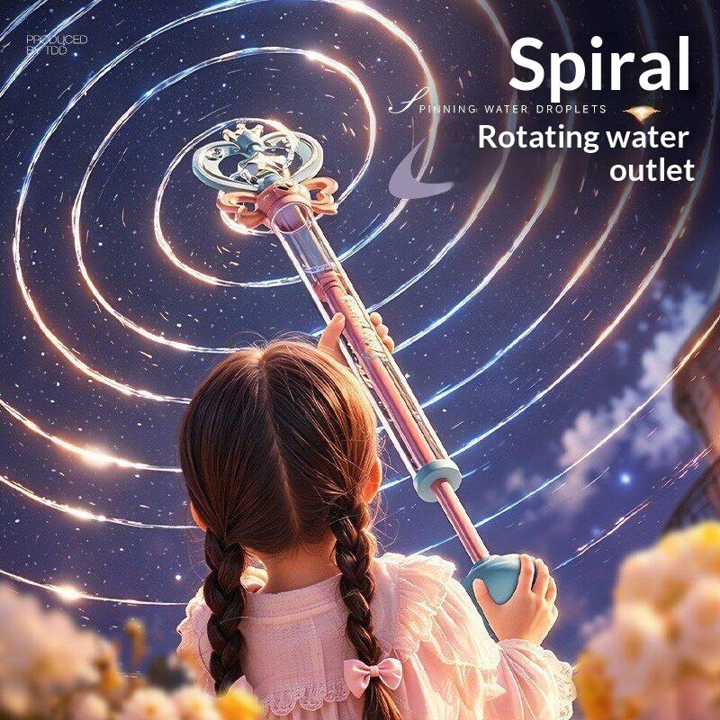 Magic Fairy Wand Water Gun Dual Mode Leakproof Water Cannon Summer Outdoor Backyard Pool Water Play Toy for Kids