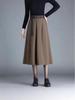 Women's Mid-Length High Waist A-Line Skirt - Plus Size, Slimming, Germany Top Seller for Spring & Autumn