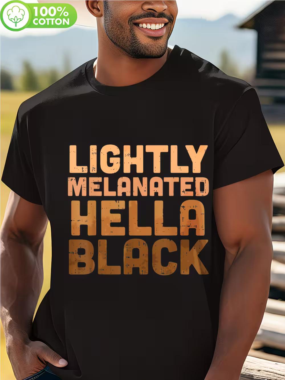 Slightly Plain Very Black History Plain African Pride T-Shirt L