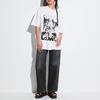 Uniqlo X Louvre Collaboration SS23 Round Neck Graphic Print Loose Fit Short Sleeve T-Shirt Unisex Tops White 456301-00