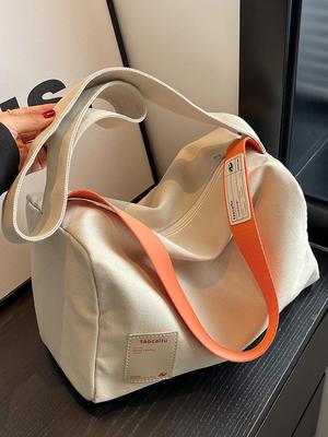 Damen Canvas Tasche mit großer Kapazität: 2025 Sommer Lässig Vielseitig Schulter- & Umhängetasche Knödelform