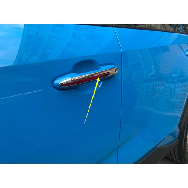 Exterior Chrome Door Handles Stripe Cover Trim for - Toyota RAV4 4PCS