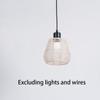 Retro Weave Lampshade Imitation Vine Paper Rope Lamp Cover Hanging Chandelier Lamp Shade Light Fixture Accessories Home Decor