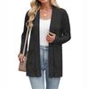 Women's Lightweight Cardigan Sweaters Open Front Long Sleeve Casual Loose Thin Cardigans With Pockets