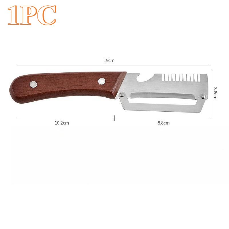 Easy Grip Non-Slip Multifunctional 3-in-1 Stainless Steel Peeler Vegetable & Fruit Slicer Shredder Kitchen Tool for Shredding