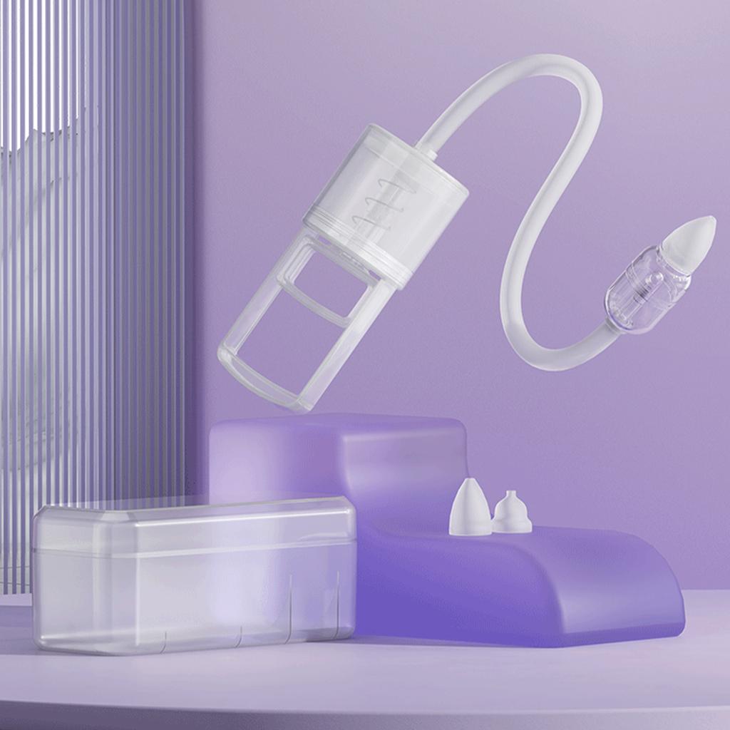 Nasenreiniger Baby Nasensauger Aspirator Handpumpe Nasensauger Reiniger Nasenreinigungsgerät für 0-3 Jahre Neugeborene