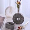 Oval Round Vase Container Mold DIY Resin Clay Molds Striped Vase Mold  Hydroponic Planter Crafts