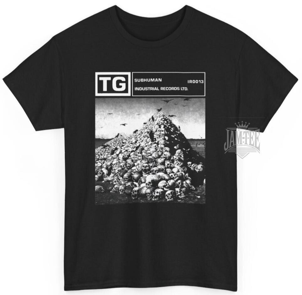 Throbbing Gristle Subhuman T-Shirt, Music Punk Gothic Rock Metal Unisex Tee