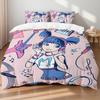 Beautiful Girls Winx Club Duvet Cover Set Queen Bedding Set Fairy Wings for Home Girl Birthday Gift School Dormitory Decoration