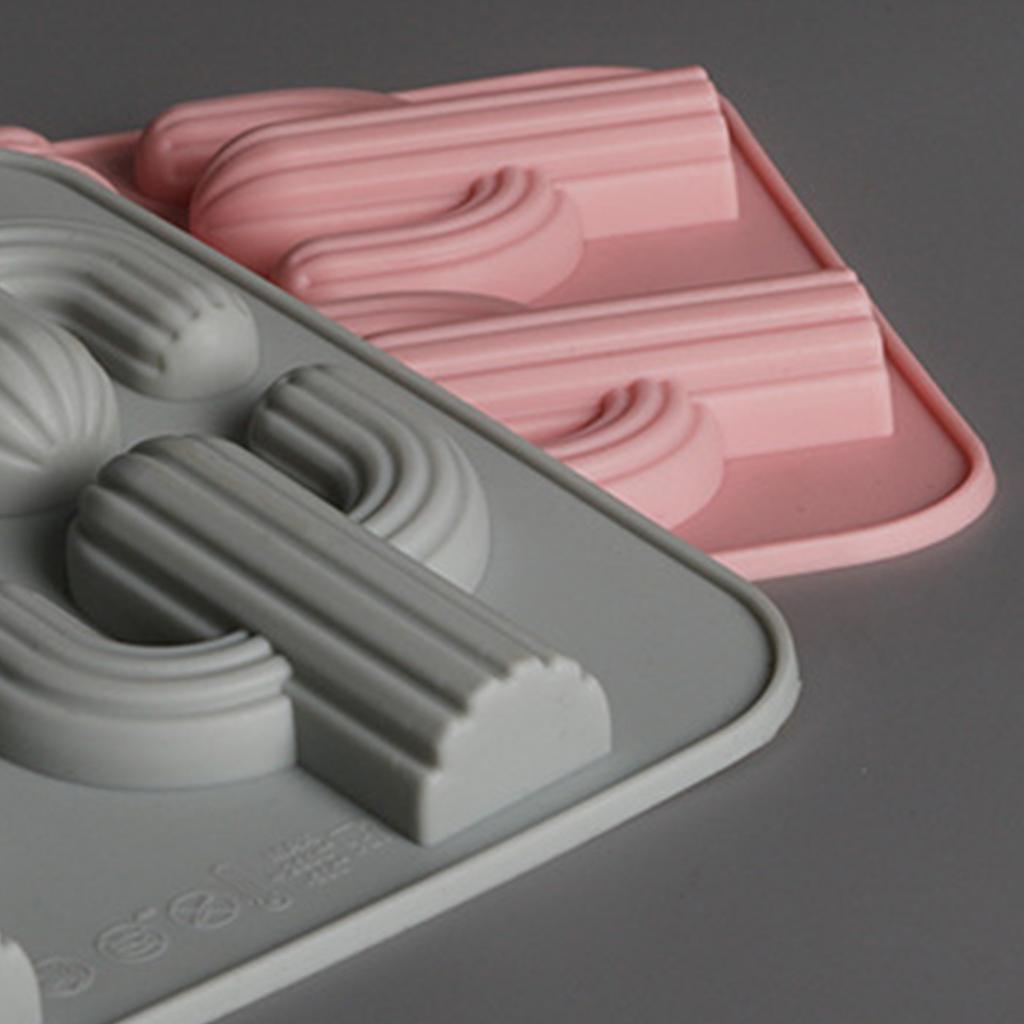 Chocolate Candy Sugar Craft Paste Mold Silicone Cactus Shape Mold Household Candle Molds DIY Handmade Halloween Theme