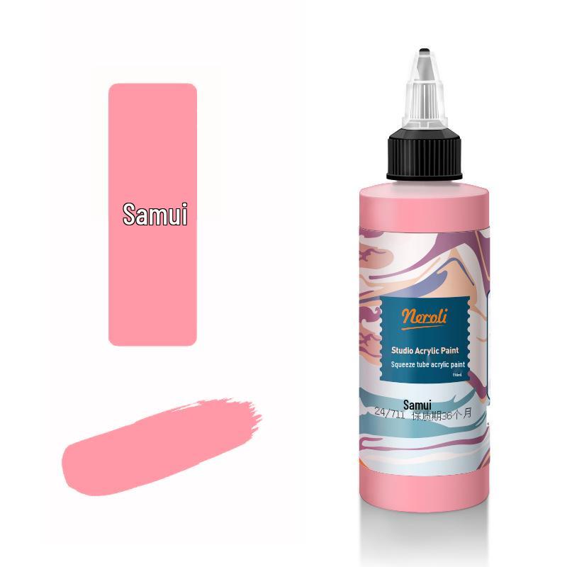 500ml Acrylic Pigment Squeeze Bottle - Traditional Macaron Morandi Colors