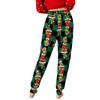 Women's Casual Fashion Home Print Velvet Sweatpants