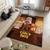 1 Stück Carl und Dug Teppich - Rutschfest, Maschinenwaschbar Polyester Teppich für Wohnzimmer, Schlafzimmer, Badezimmer & Waschküche - Bequeme Heimdekoration Weihnachtsdeko