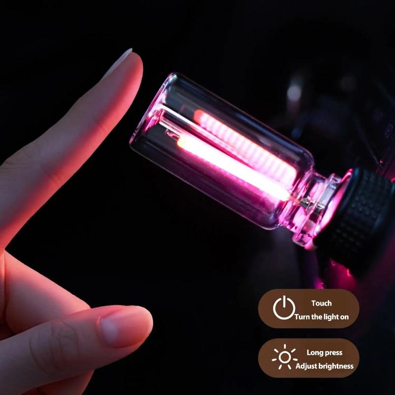 1/2pcs Car Camping Room Decor USB Touch Control LED Night Light Atmosphere Light Bulb Incandescent Lamp LED Filament Light Bulb