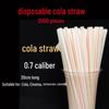 Homeglen Red Striped Disposable Plastic Straws