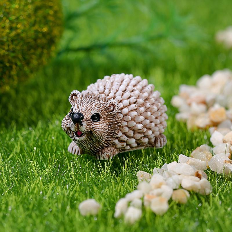 Mini ricci in resina per ornamenti di micro-paesaggi