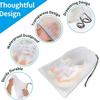 5/10PCS Shoe Storage Drawstring Bags Waterproof Travel Cosmetic Bag Sundries Towel Storage Bags Portable Transparent Plastic Bag