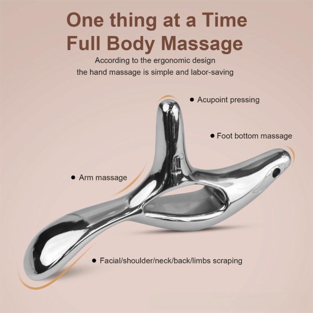 Metal Gua Sha Tool Deep Tissue Massage Acupressure Tool Muscle Scraper Tool  Pain Relief Therapy