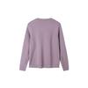 Anta Training Series Letter Print Sports Crewneck Sweatshirt Women sweatshirt Dusty-Purple 162217704-3
