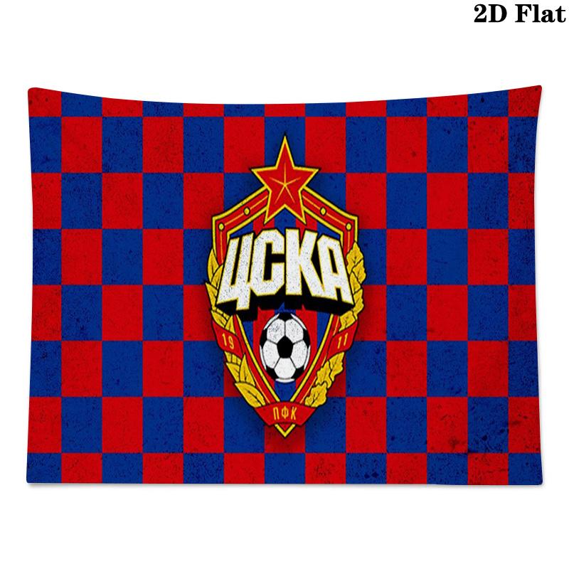 PFC CSKA Moscow Wall Tapestry Aesthetic Wall Hanging Printed Fabric Blanket Decorative Tapestries for Bedroom Living Room Home Decor