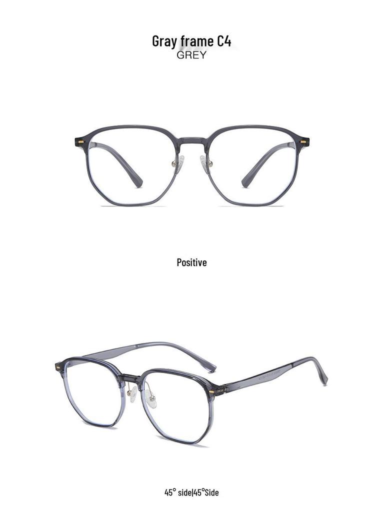 Japanese Ultralight Full-Rim Anti-Blue Light Glasses - Non-Prescription, Prescription-Friendly Frames for Men and Women (Model 9906)
