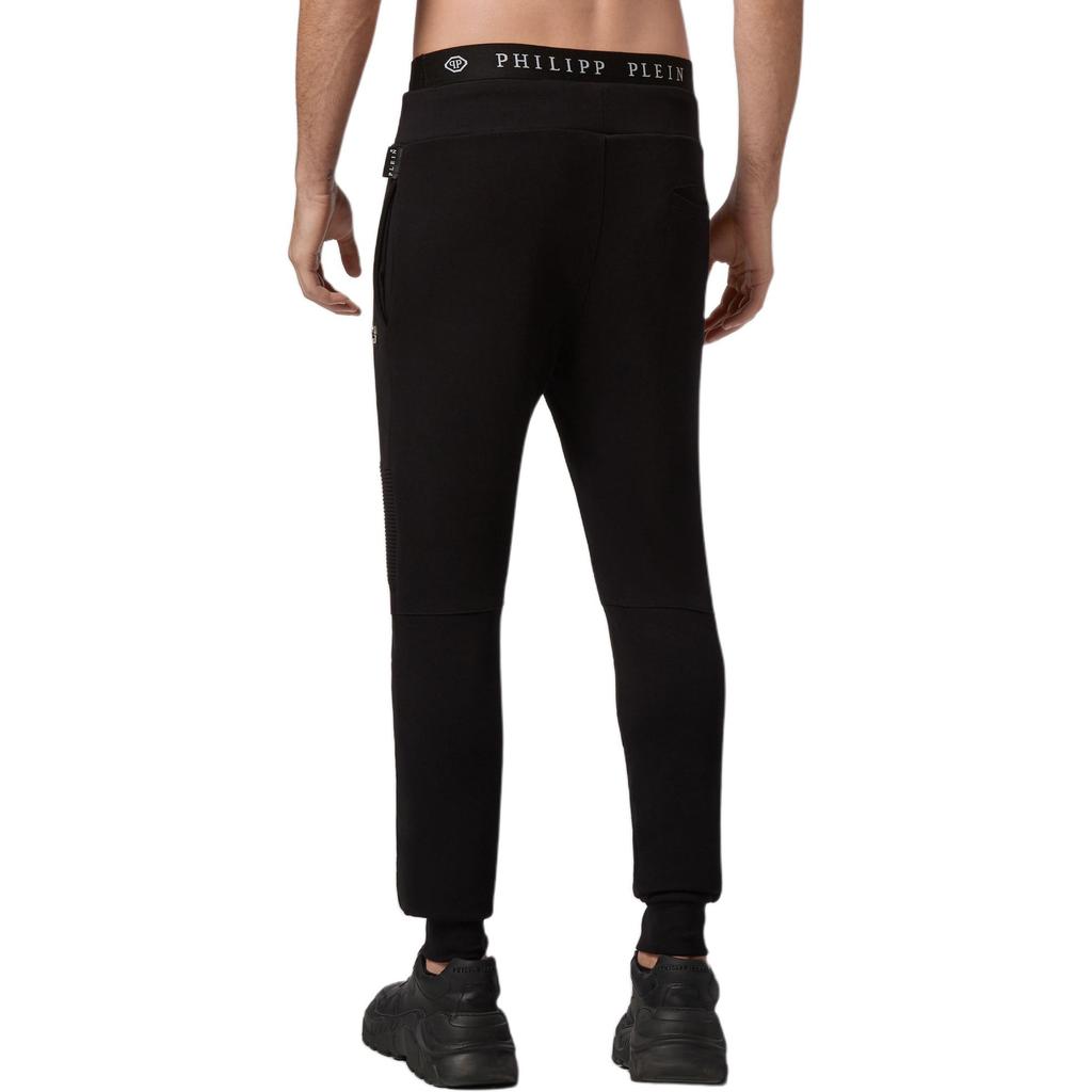 Philipp Plein Jogging Trousers Casual Pants Men's Black P20C-MJT1623-PJO002N-02